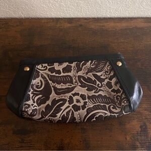 TRE VERO Leather Clutch